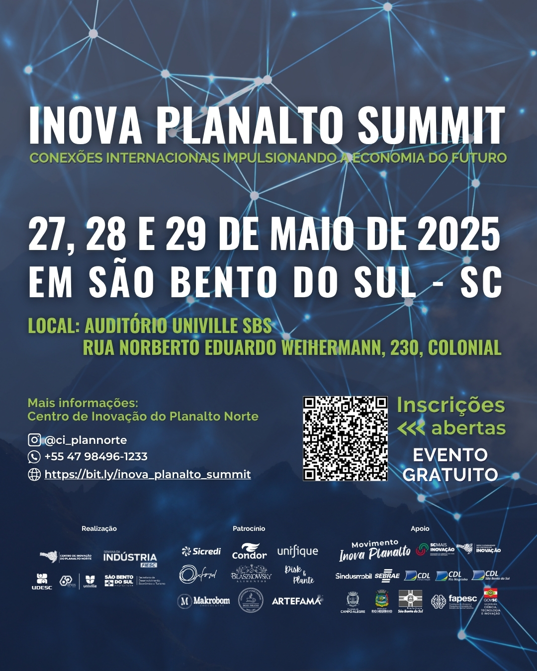 Imagem Post Inova Planalto Summit reúne autoridades, especialistas e comunidade para debater o futuro da região