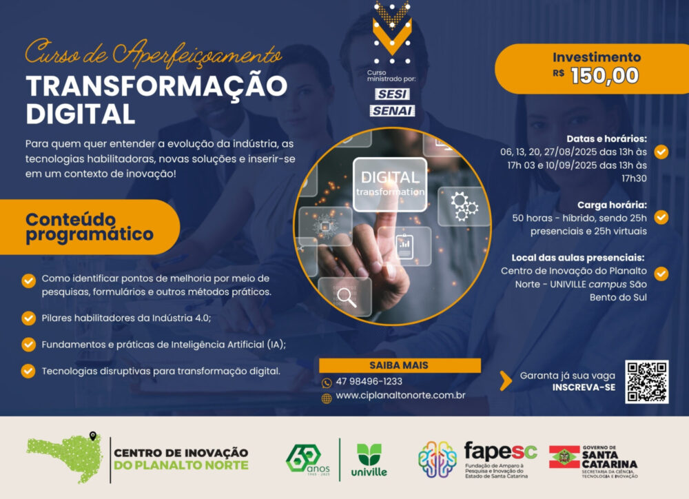 Inscreva-se para o Curso de Aperfeiçoamento Transformação Digital